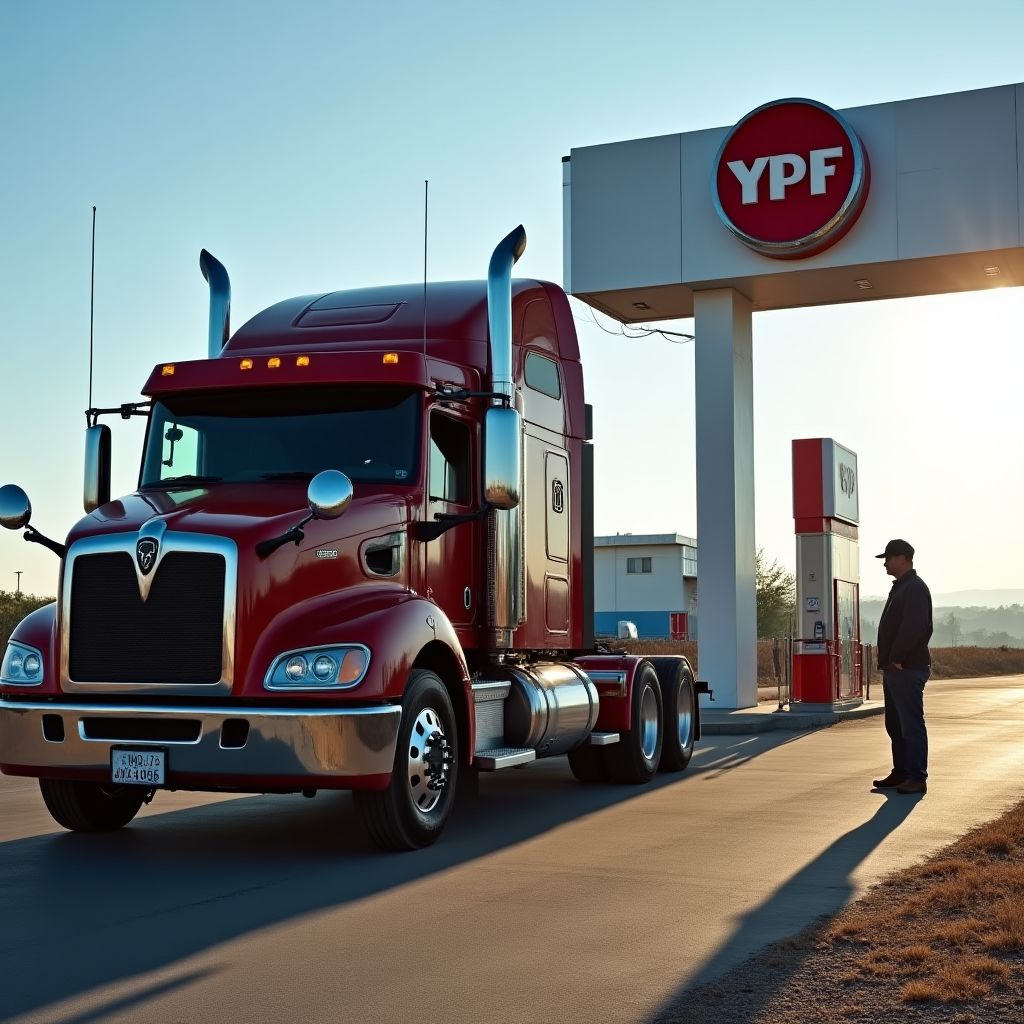 Camionero cliente de YPF
